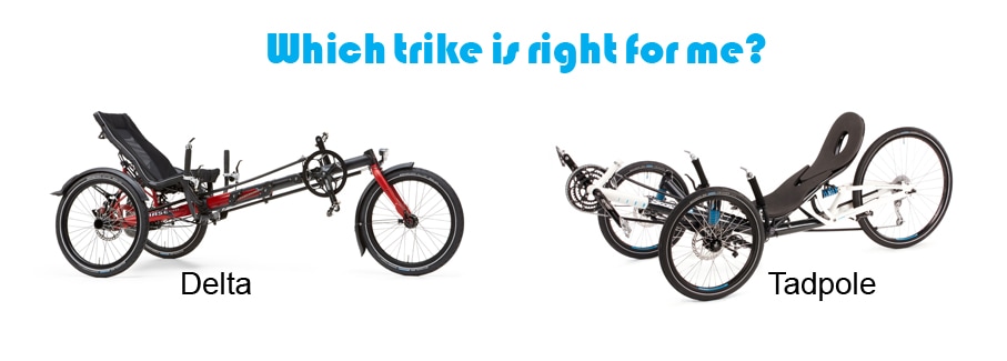 reverse trike bicycle
